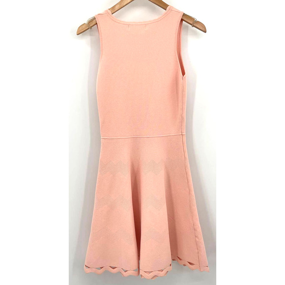 John + Jenn Madelyn Peach Melba Sleeveless Cut Out‎ Hem Mini Dress Size Small - Picture 6 of 7